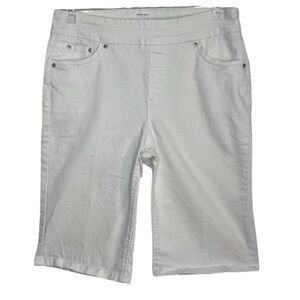 Westbound High Rise White Bermuda Shorts Summer Casual Travel Size 6